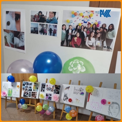 Аn exhibition of creative works of students &quot;About Mom, kindness, peace and friendship&quot;