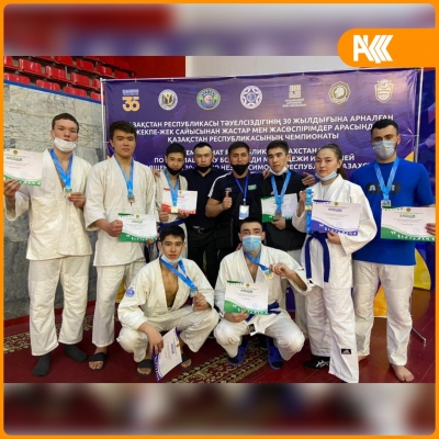 Congratulations to the Candidate Master of Sports of the Republic of Kazakhstan in hand-to-hand fighting Anas Nurkesh with the 3rd place!