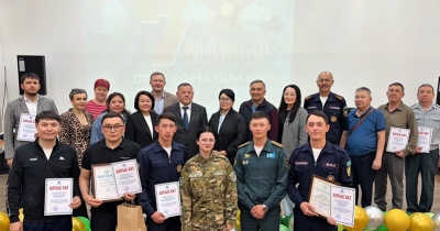 А ceremony dedicated to Defender of the Fatherland Day