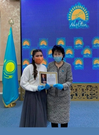 Solemn presentation of letters of thanks from Elbasy N.A.Nazarbayev